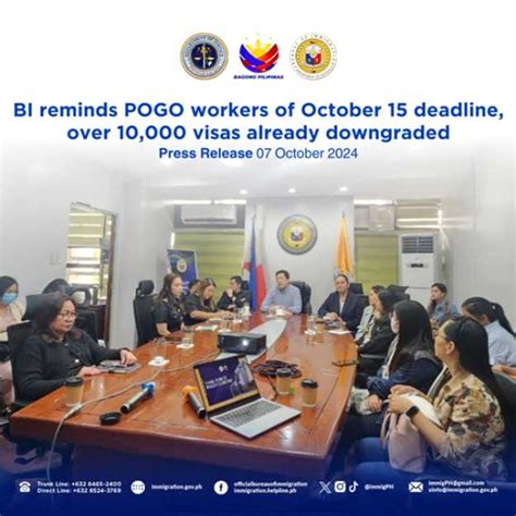 pagcor address|100,000 foreign Pogo workers given Oct. 15 visa deadline.